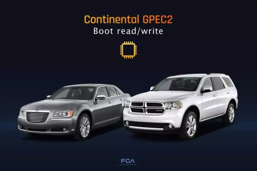 two cars on a dark blue background, continental tuning GPEC2