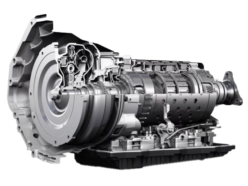 Close up of ZF6HP / ZF8HP gearbox